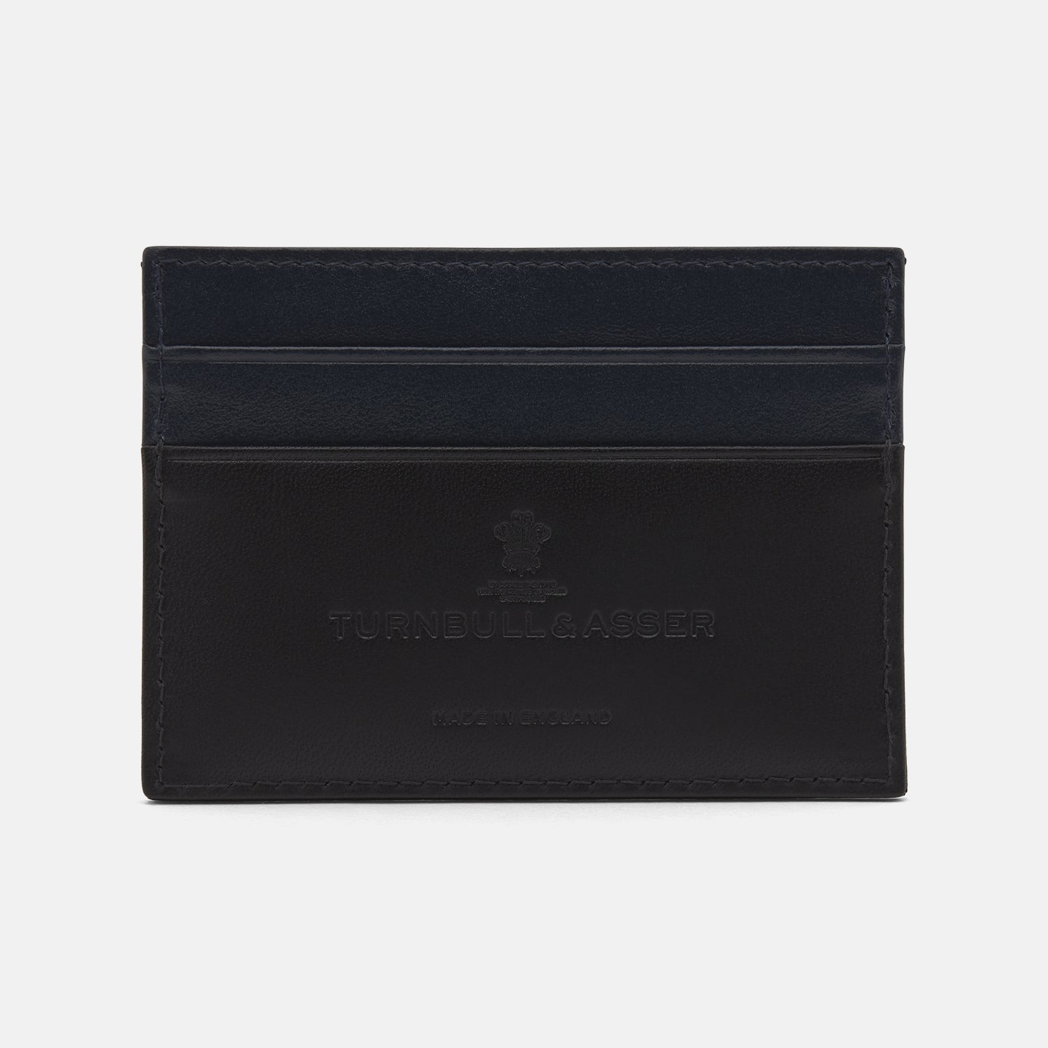 BLACK LEATHER CARD HOLDER – Turnbull Asser