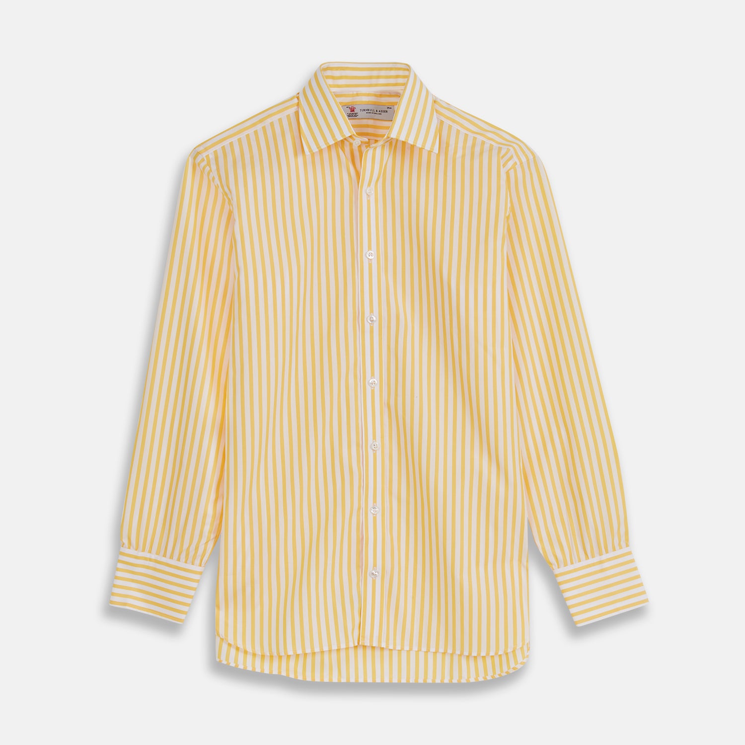 Yellow striped cheap button down