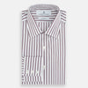Burgundy Multi Track Stripe Mayfair Shirt
