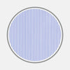 Blue Fine Bengal Stripe Sea Island Quality Cotton Fabric
