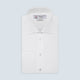 Two-Fold 120 White Cotton Shirt with Regent Collar and Double Cuffs