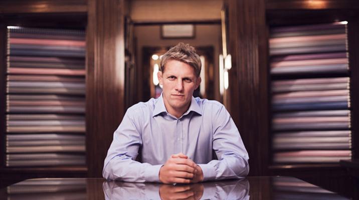 The Making of a Bespoke Shirt with Lewis Moody
