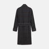 View 5 of product Charcoal Grey Check Wool Pierce Gown