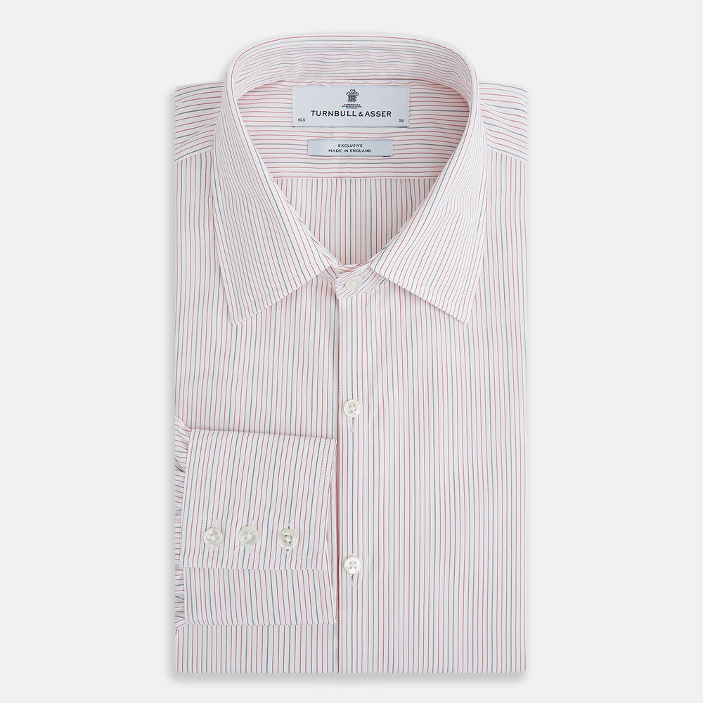 Red Hairline Stripe Westminster Shirt