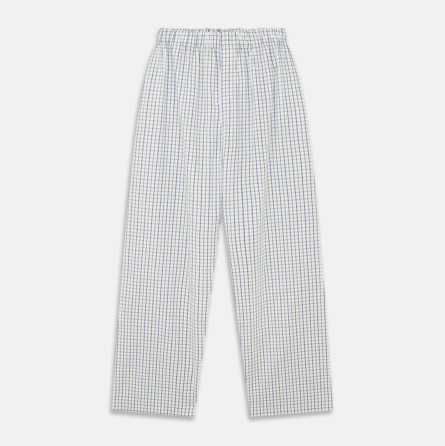 View 6 of product Green and Blue Check Cotton Hyde Pyjama Set