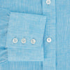 View 4 of product Turquoise Linen Mayfair Shirt