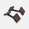 View 1 of product Dark Chocolate Leather Cufflinks