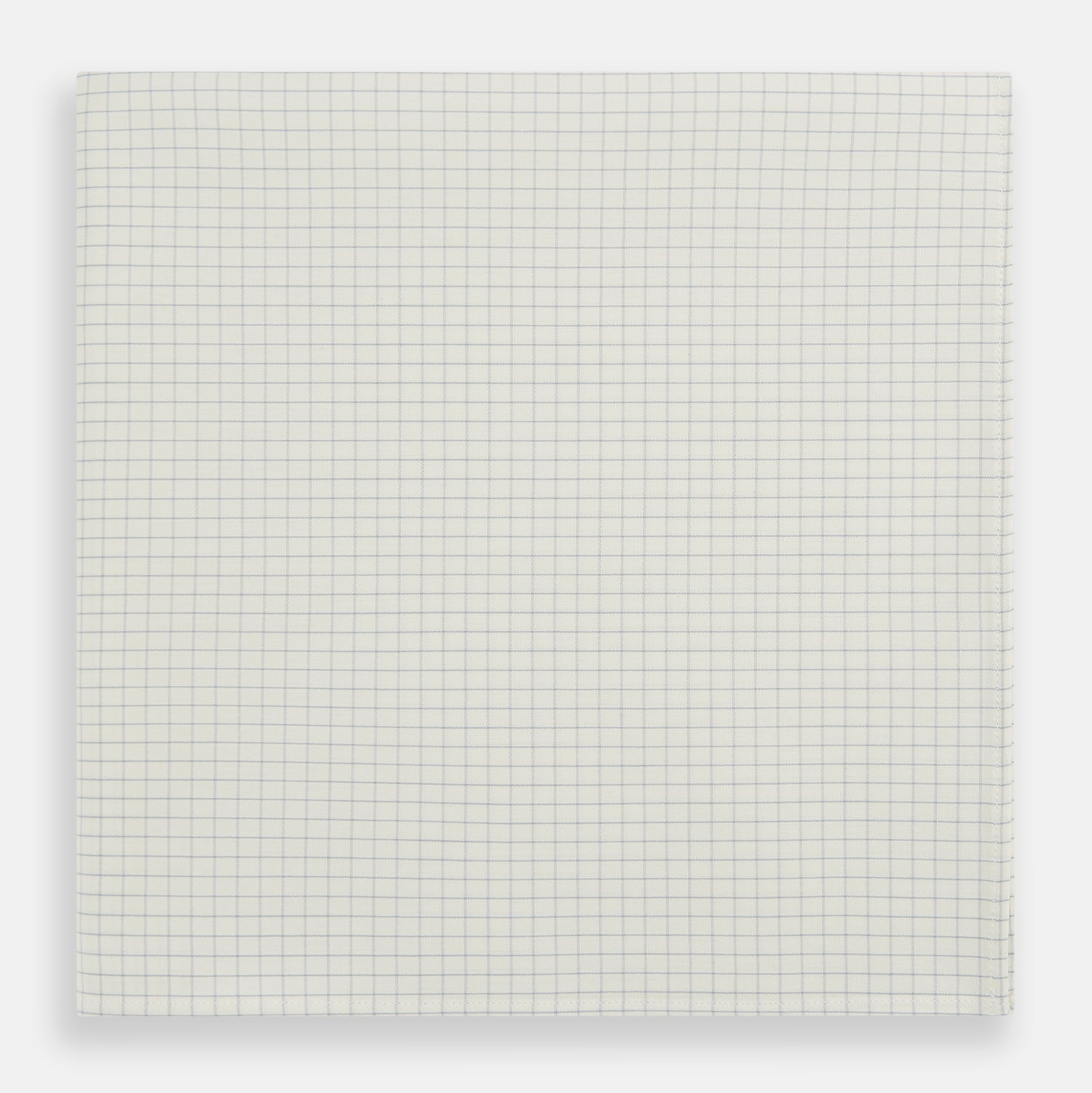 View 1 of product Pale Blue Graph Check Handkerchief