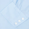 View 3 of product Light Blue Royal Oxford Cotton Shirt with Button-Down Collar and 3-Button Cuffs