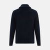 View 3 of product Midnight Blue Cashmere Shawl Collar Cardigan