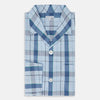 View 5 of product Blue Multi Check Pyjama Shirt
