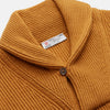 View 2 of product Gold Cashmere Shawl Neck Lytton Jumper