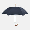View 1 of product Navy Umbrella with Maple Crook Handle