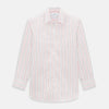 View 1 of product Red Multi Pencil Stripe Windsor Shirt