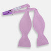 View 2 of product Pink and White Hounstooth Silk Bow Tie