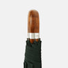 View 3 of product Forest Green Telescopic Umbrella with Brown Maple Crook Handle