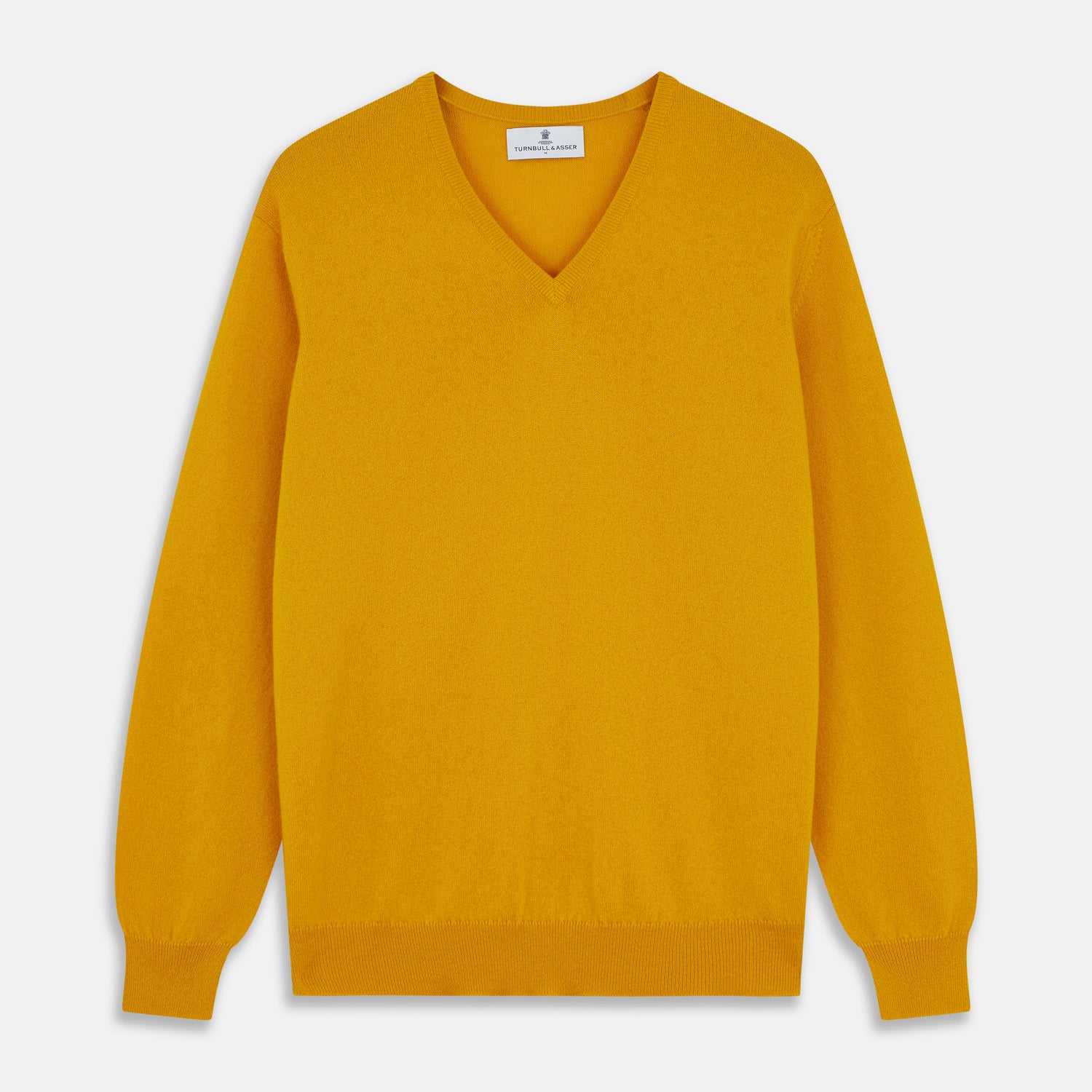 View 1 of product Gold Paden Cashmere V-Neck Jumper