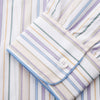 View 2 of product Colourful Garden Multi Stripe Cotton Sussex Nightshirt