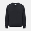 View 1 of product Dark Green Cashmere V-Neck Jumper