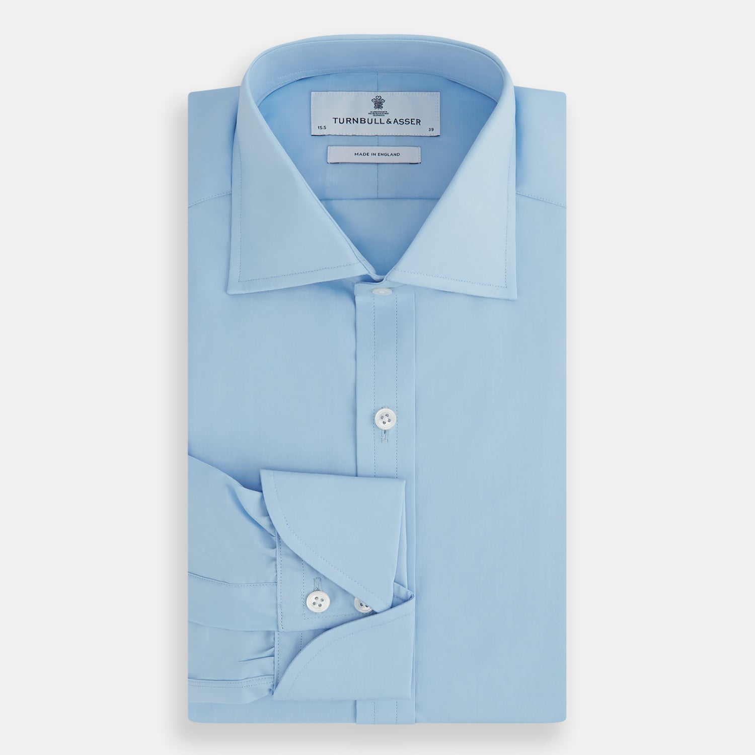 View 4 of product Dr. No Blue Cotton Shirt With Cocktail Cuff As Seen On James Bond