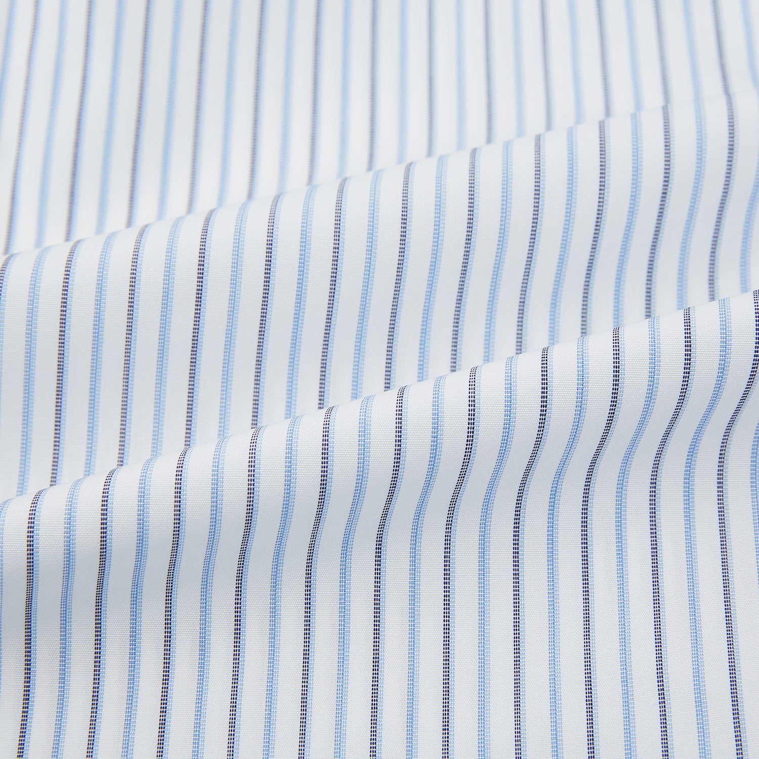 View 6 of product Navy and Blue Shadow Stripe Mayfair Shirt