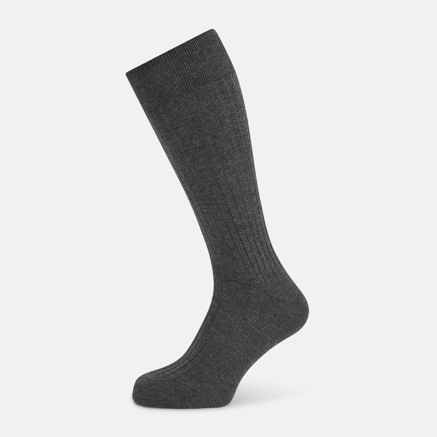 View 1 of product Grey Organic Cotton Mid-Length Socks