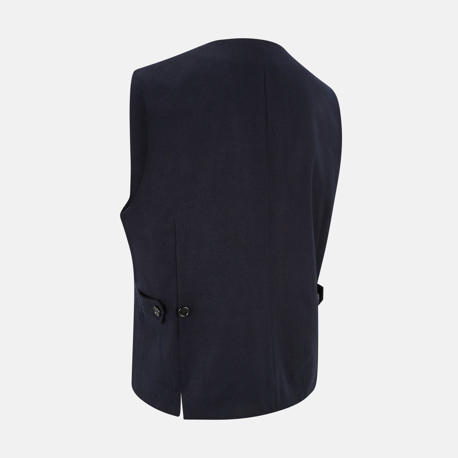 View 3 of product Navy Single-breasted Waistcoat