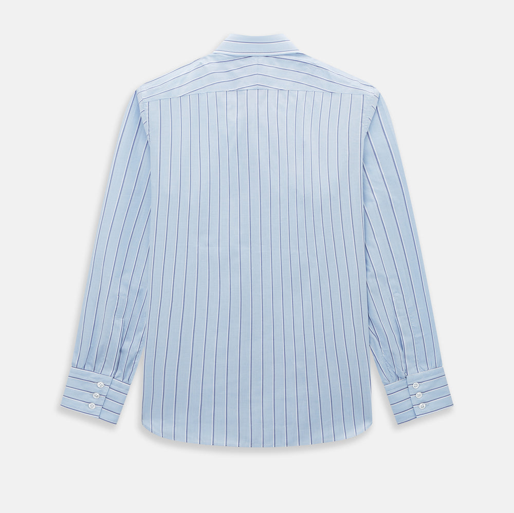 Blue and Navy Multi-Stripe Westminster Shirt