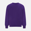 View 3 of product Purple Merino Round Neck Jumper