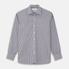 View 1 of product Brown and Blue Cotton Multi Check Weekend Fit Finch Shirt