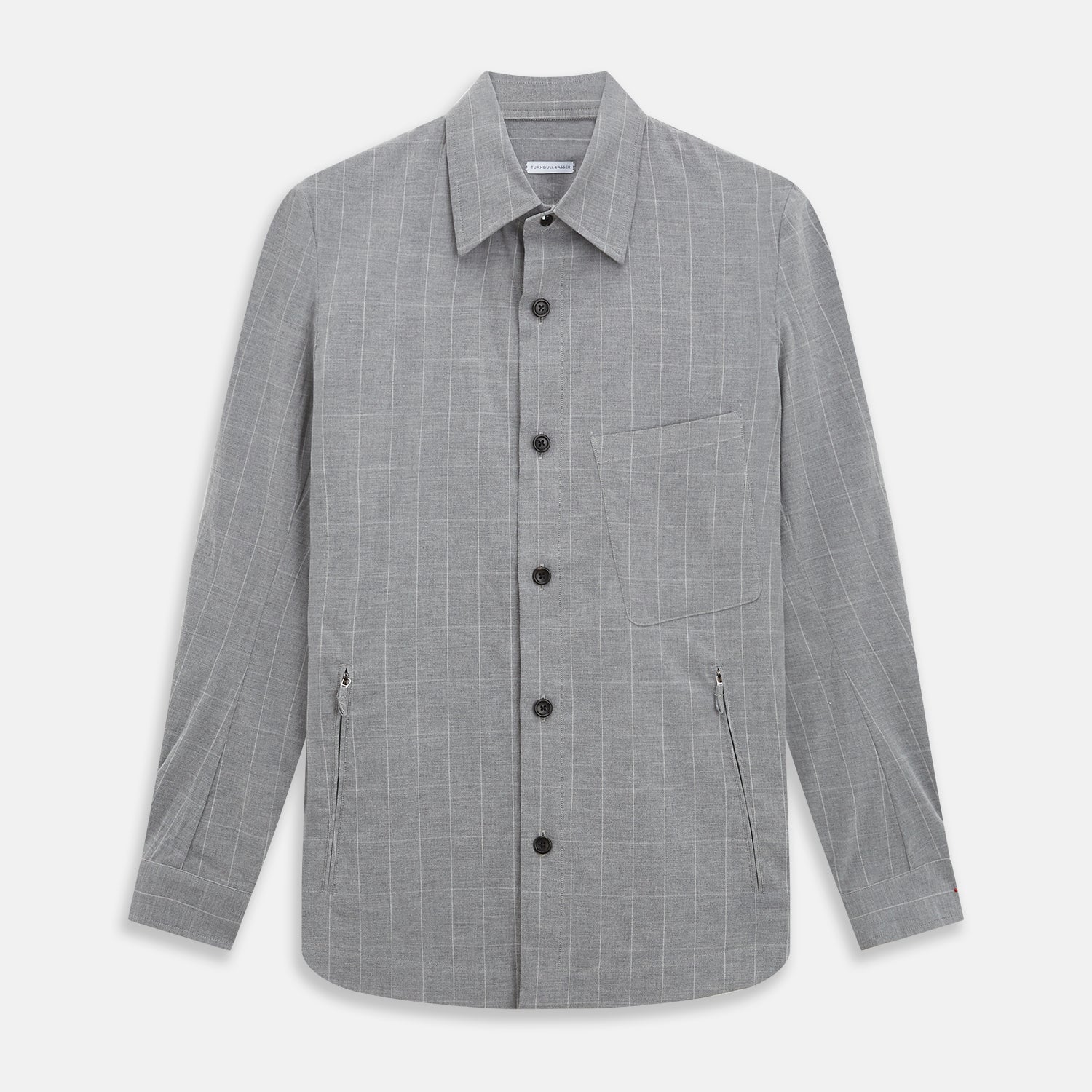 View 1 of product Grey Check Hampstead Overshirt