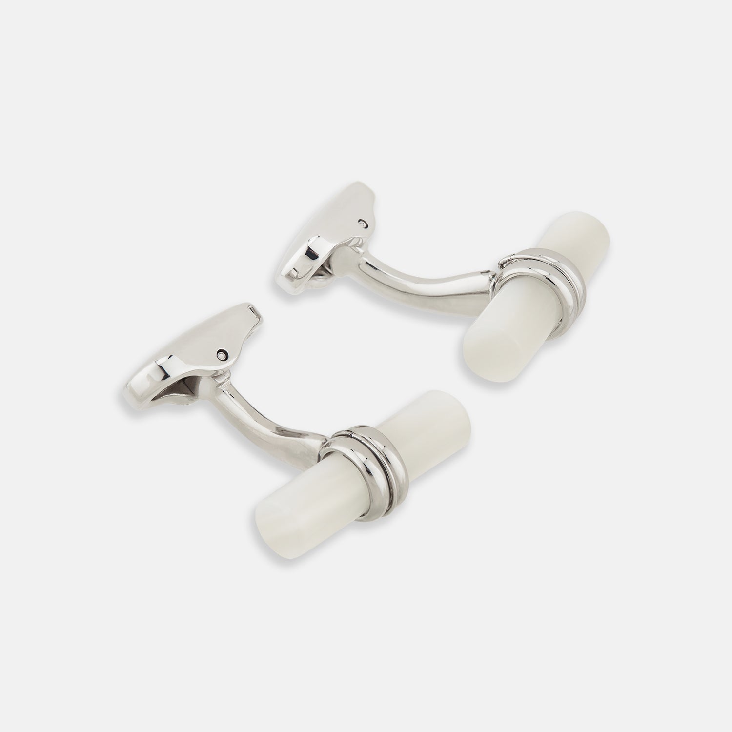 View 1 of product Mother of Pearl Handlebar Cufflinks