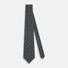 View 2 of product Navy Paisley Foulard Silk Tie