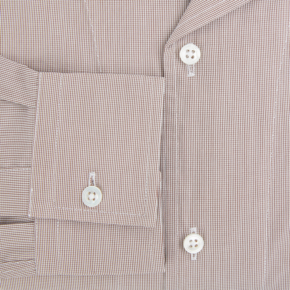 Brown Micro Check Quarzo Nightshirt