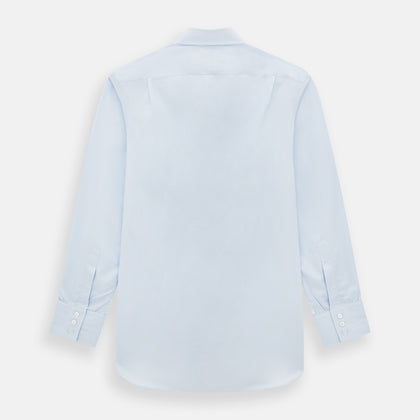 Pale Blue Cotton Regular Fit Mayfair Shirt Image 2