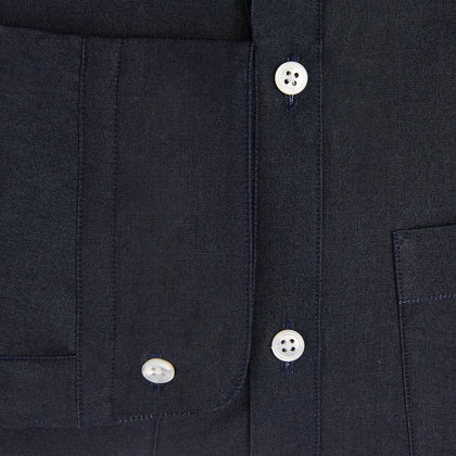Navy Piccadilly Shirt Image 3