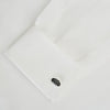 View 3 of product Forest Green and Navy Checkered Oval Enamel Chain Cufflinks
