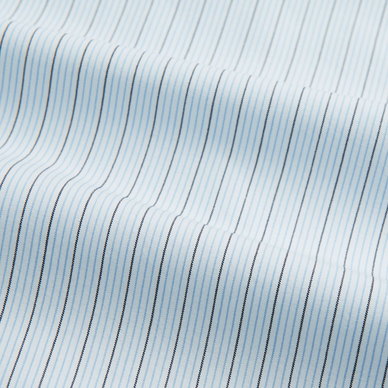 View 4 of product Hand Rolled Blue Multi Stripe Handkerchief