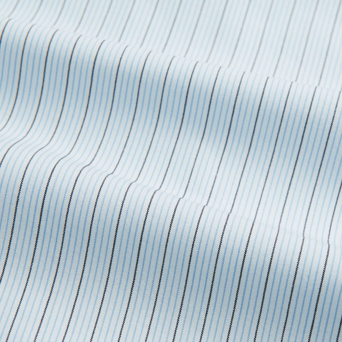 Hand Rolled Blue Multi Stripe Handkerchief Image 3