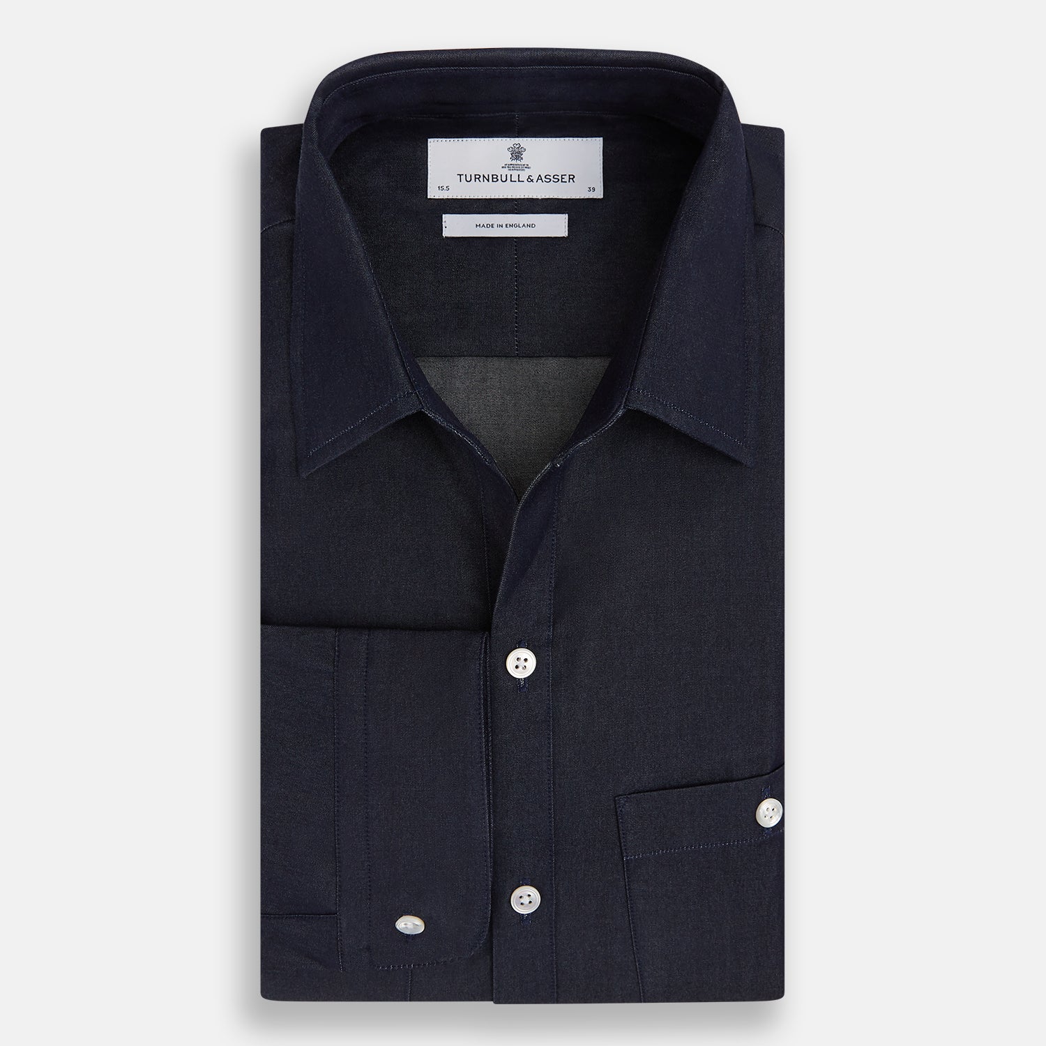 View 5 of product Navy Piccadilly Shirt