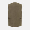View 3 of product Olive Linen Twill Waistcoat
