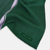 View 2 of product Forest Green and Lilac Stripe Silk Pocket Square