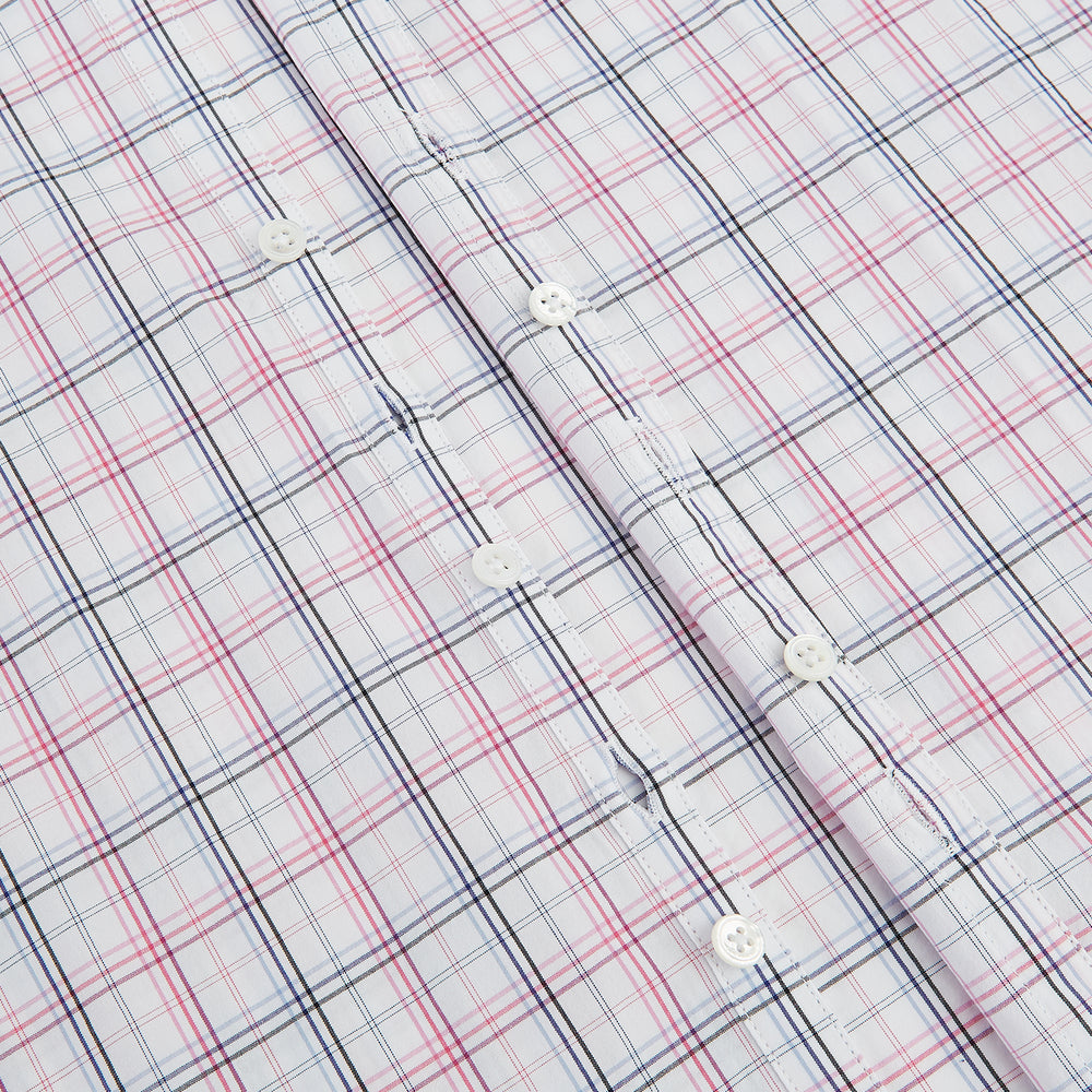 Purple and Blue Multi Check Westminster Shirt