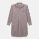 Burgundy Micro Check Winston Long Nightshirt