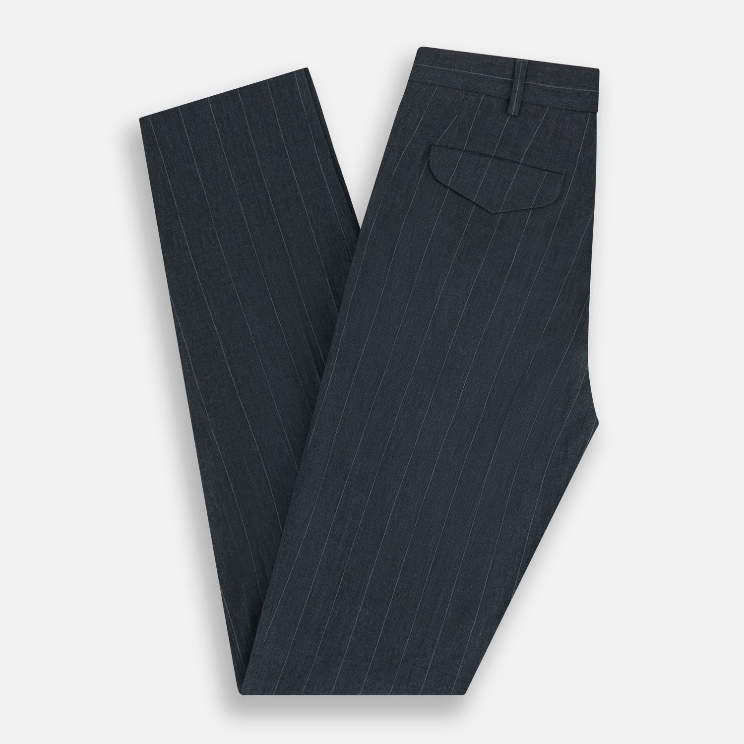View 6 of product Forest Green Striped Edmund trousers