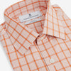 View 2 of product Orange Graph Overlay Check Mayfair Shirt