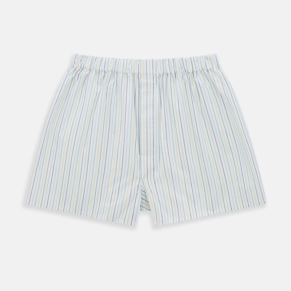 Multicoloured Stripe Godfrey Boxer Shorts