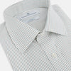 View 2 of product Green and Brown Ticking Stripe Mayfair Shirt