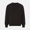 View 3 of product Dark Brown Cashmere V-Neck Jumper