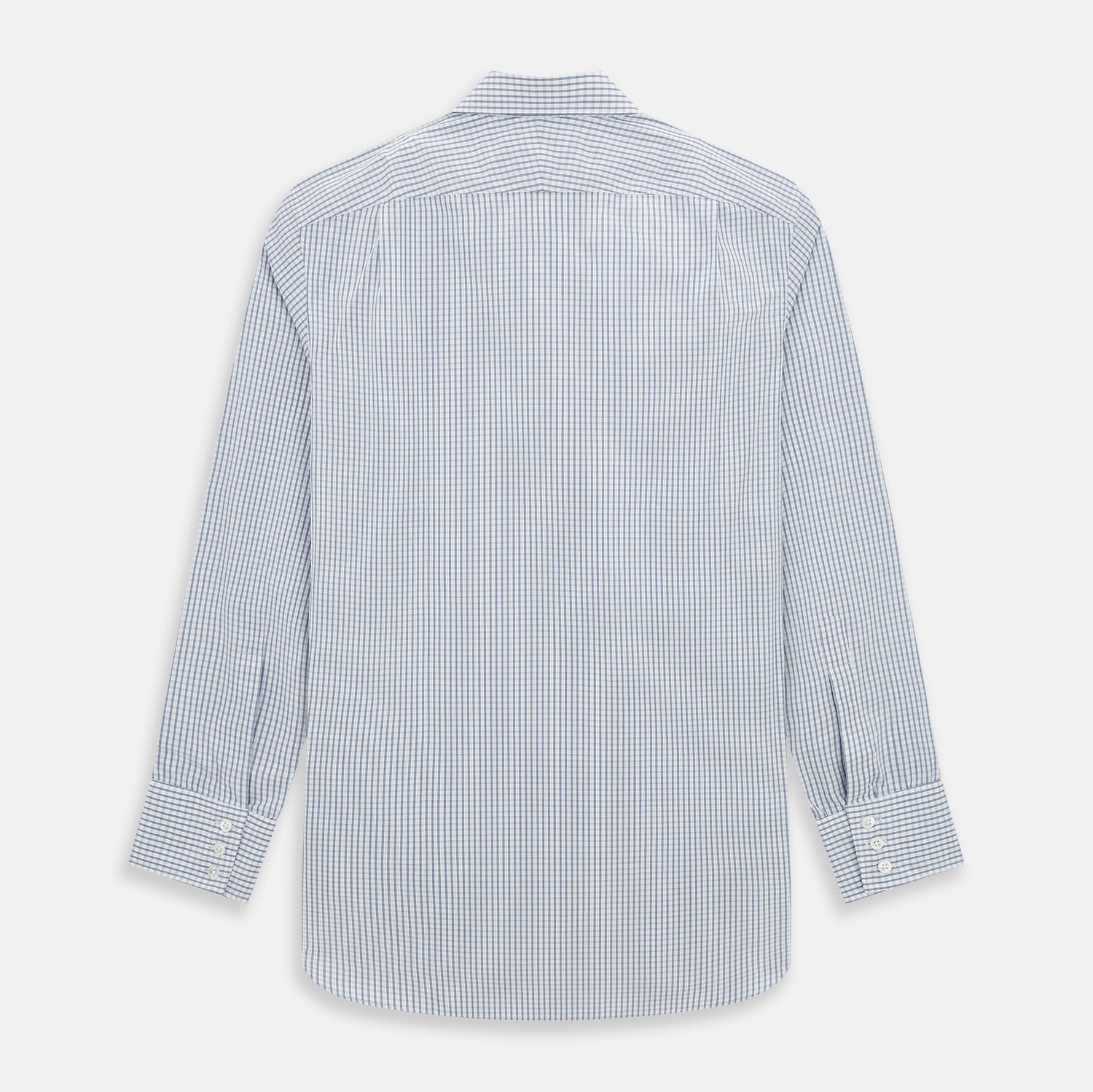 View 3 of product Blue Multi Tattersall Check Mayfair Shirt